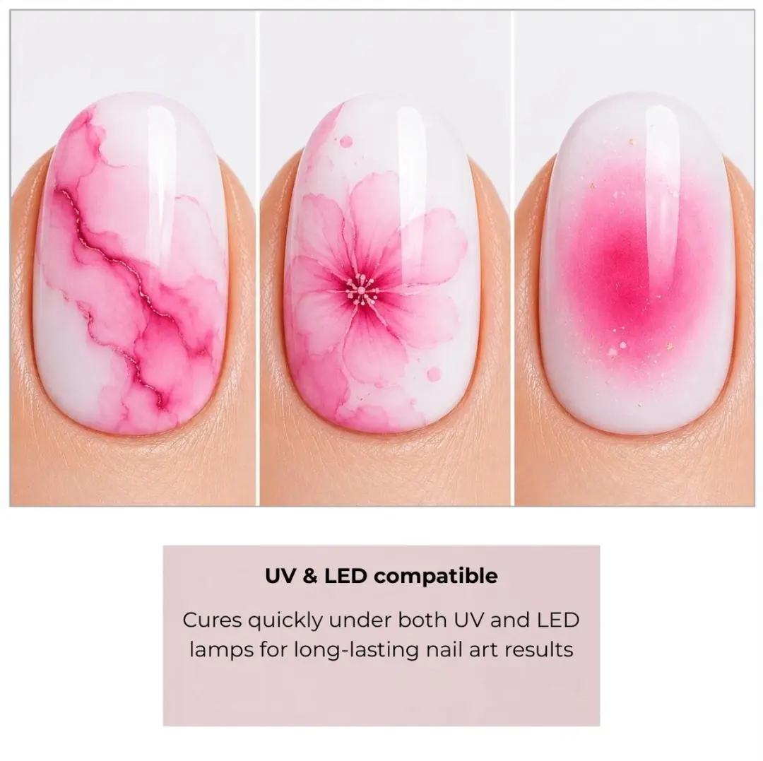 Born Pretty Blooming Gel Nagellak 10ml - Transparant