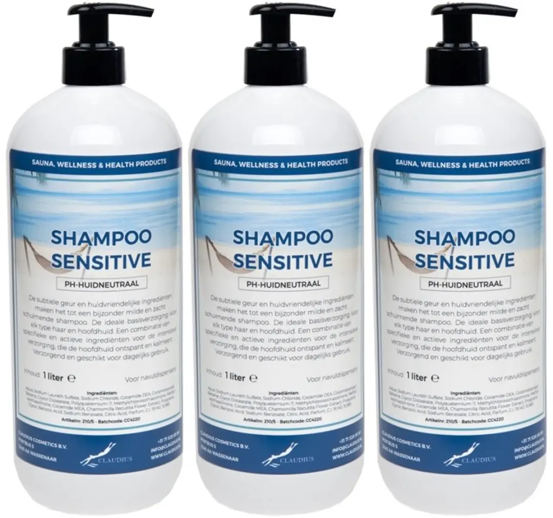 Splashbox Cosmetics Sensitive Care Shampoo 1L