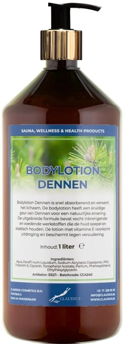 Splashbox Cosmetics Dennen Bodylotion 1L