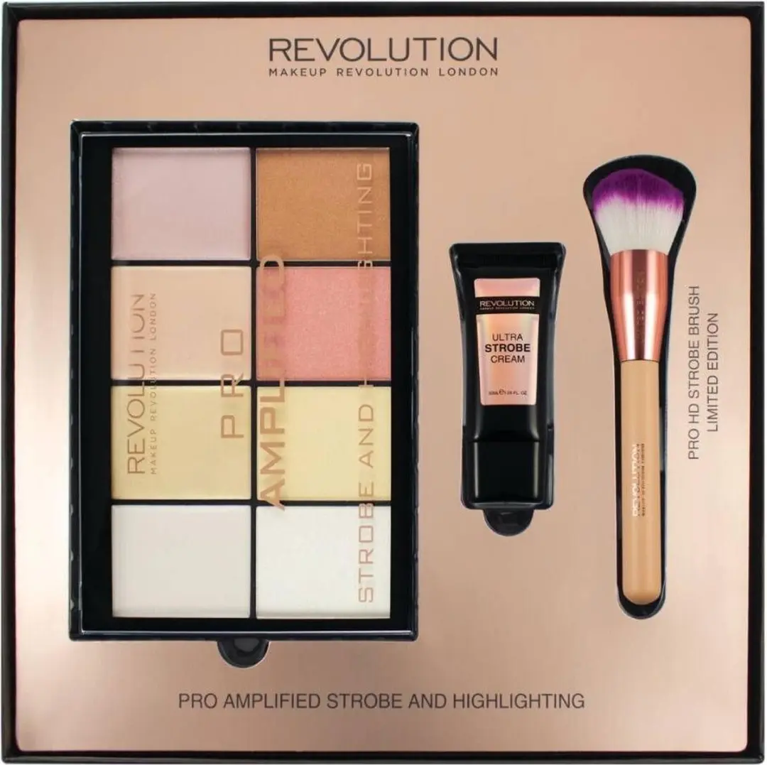 Makeup Revolution Amplified Strobe & Highlighting Set