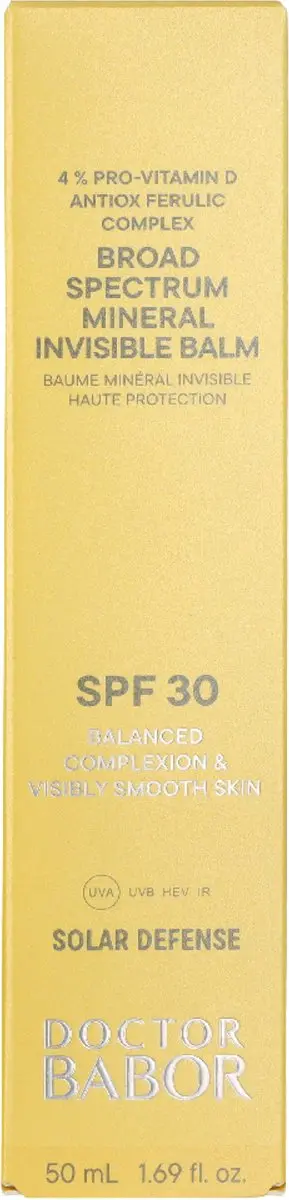 Babor Broad Spectrum Mineral Invisible Balm SPF 30 - 50ml