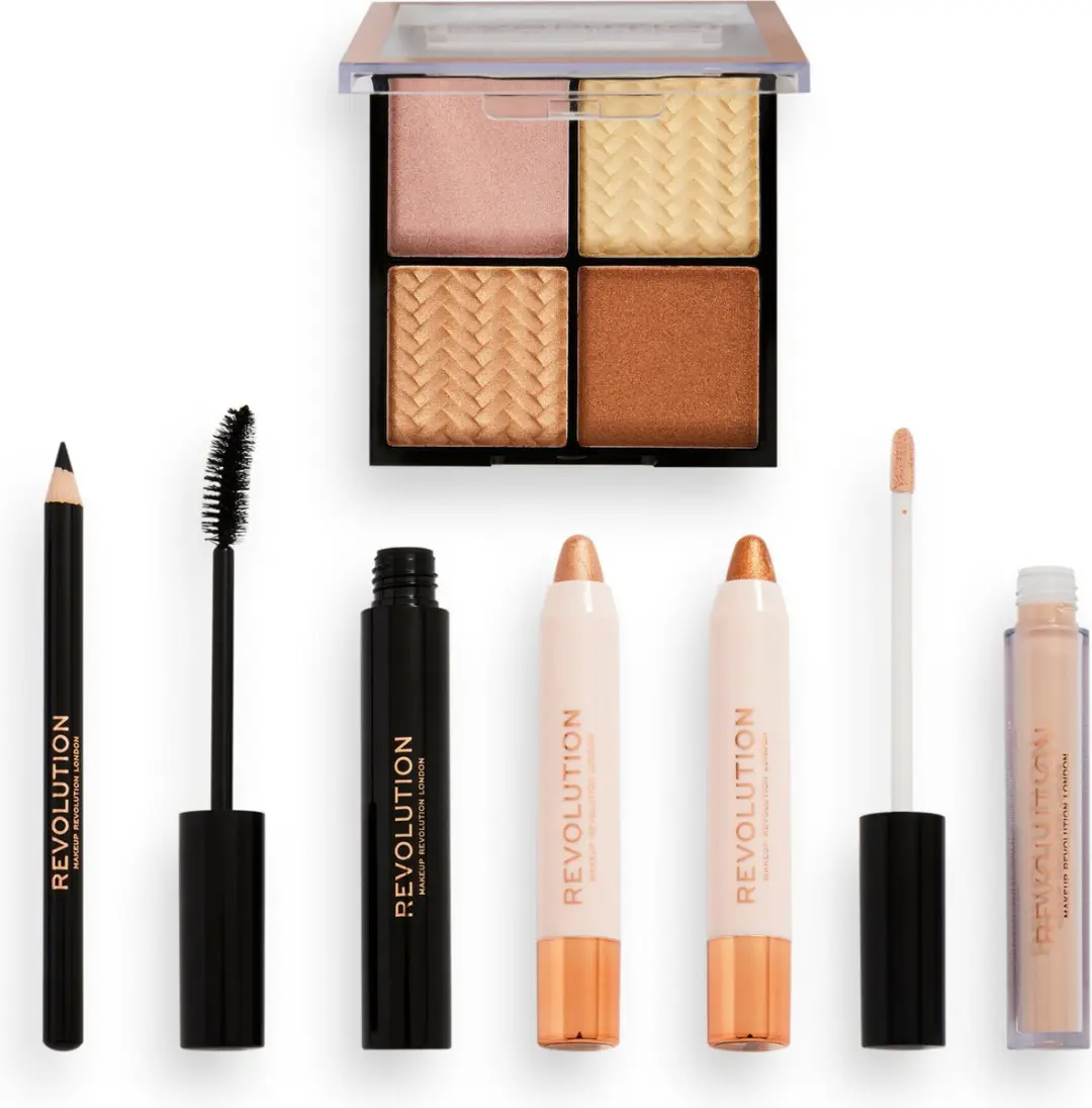 Makeup Revolution Get The Look Metallic Glam - 5 Stuks