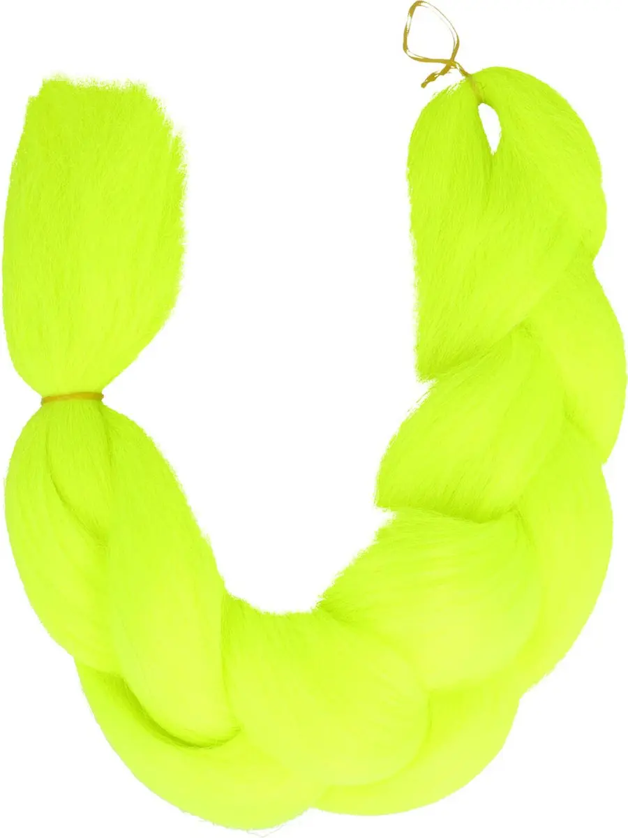 Haarsoires Imitatiehaar Jumbo Braids 60cm - Geel