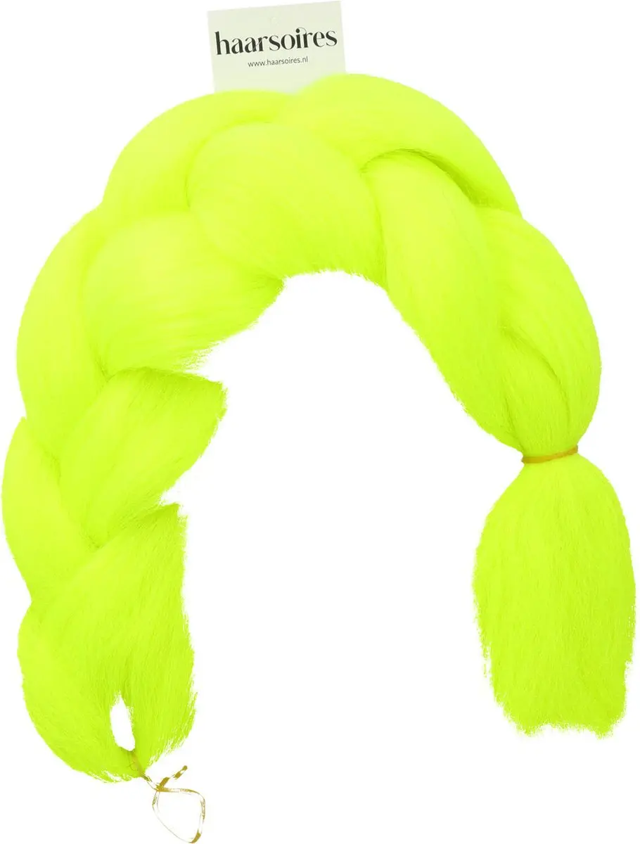 Haarsoires Imitatiehaar Jumbo Braids 60cm - Geel