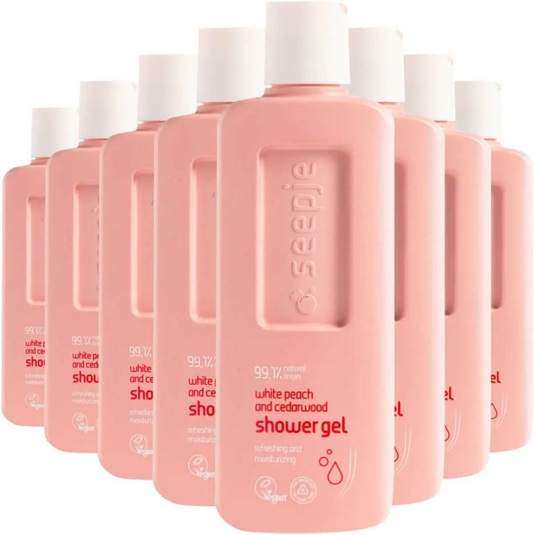 Seepje Witte Perzik & Cederhout Douchegel - 6x300ml