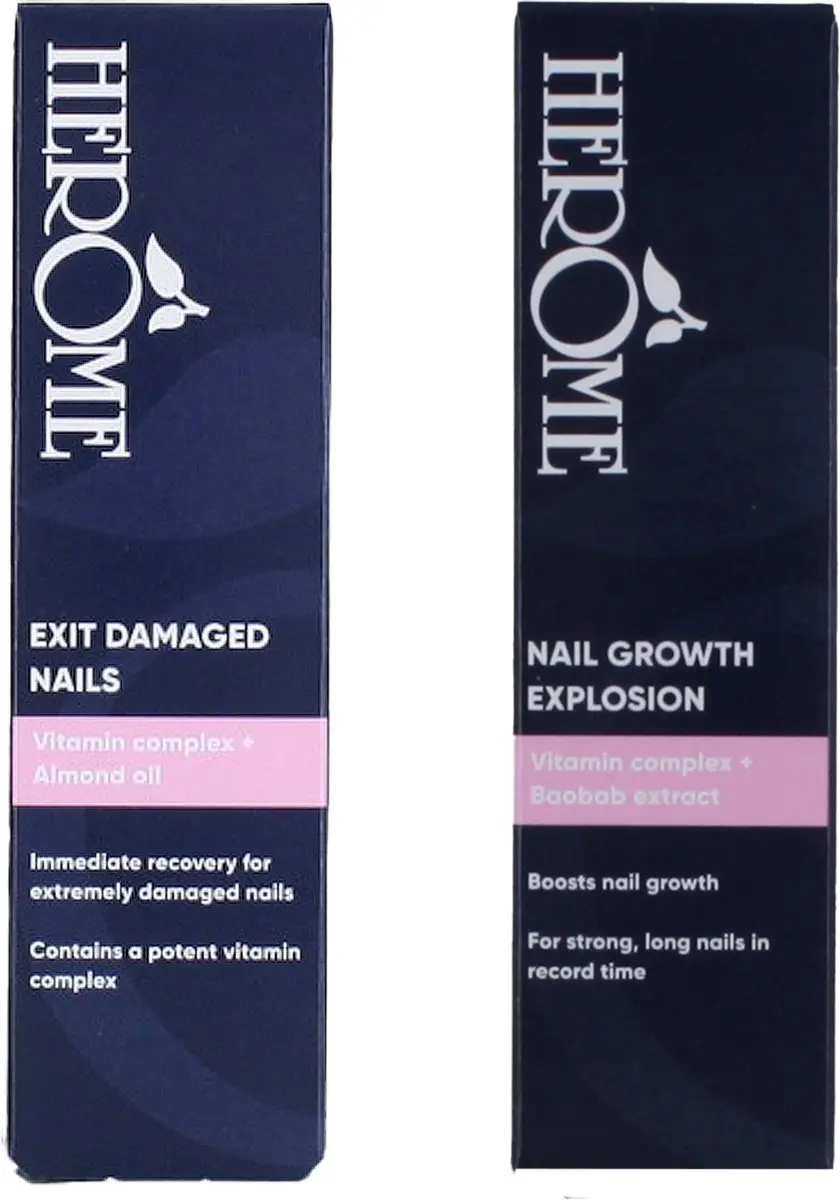 Herome Exit Damaged Nails & Nail Growth Explosion Nagelolie - 2x7ml - afbeelding 6 van 6