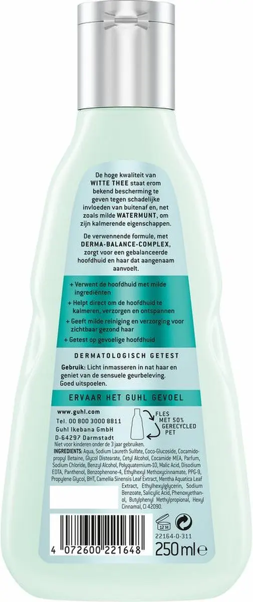 Guhl Shampoo Gevoelige Hoofdhuid 4x250ml
