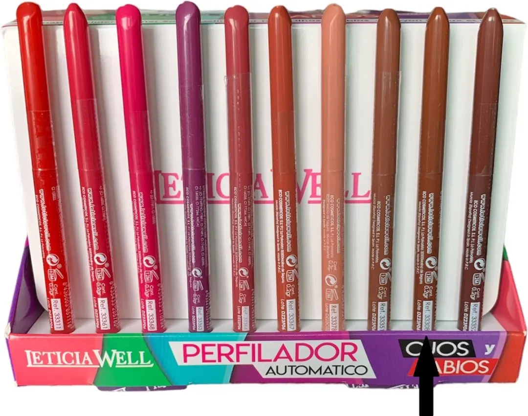 Leticia Well Bruin Draaibaar Lippotlood & Oogpotlood 33308