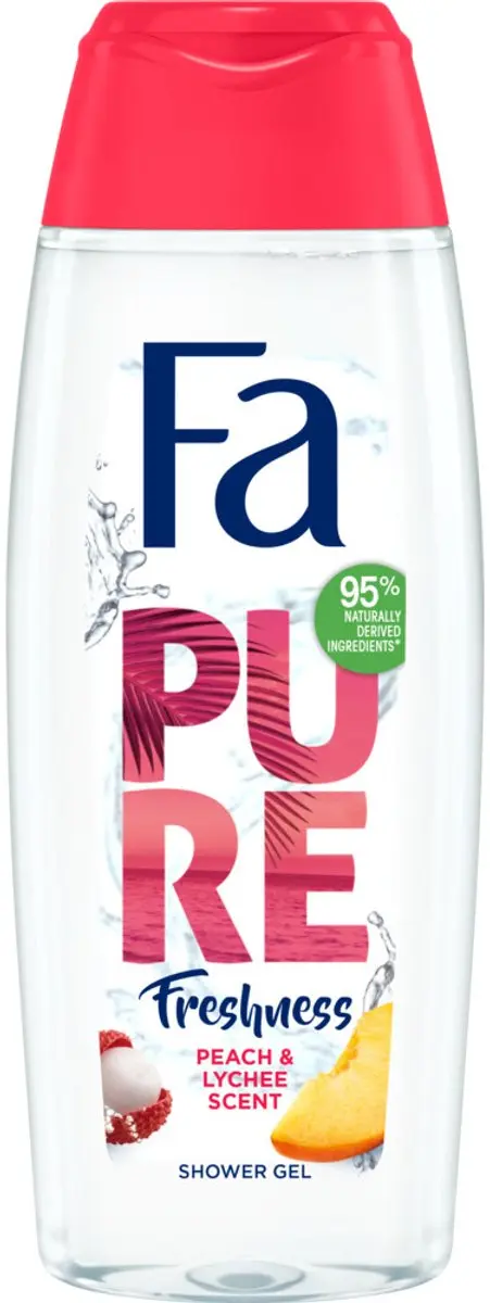Fa Pure Freshness Douchegel Peach & Lychee - 6x250ml