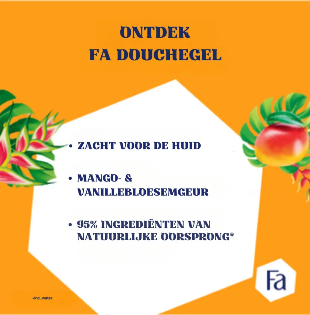 Fa Bali Kiss Douchegel - 6 x 250ml