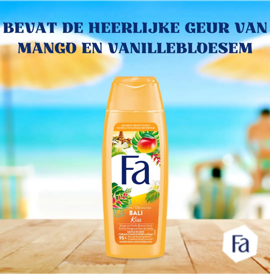 Fa Bali Kiss Douchegel - 6 x 250ml