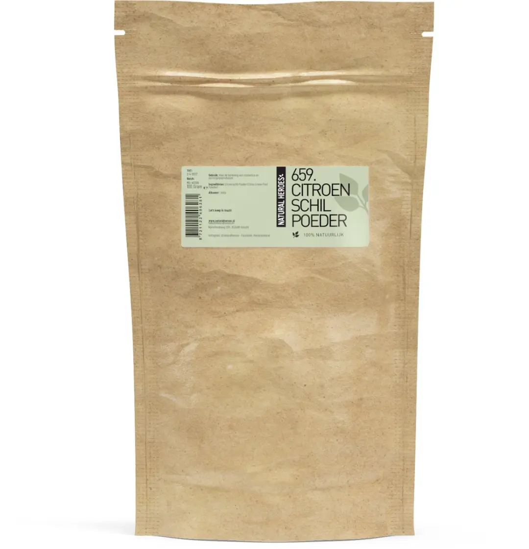 Natural Heroes Citroenschilpoeder 100g