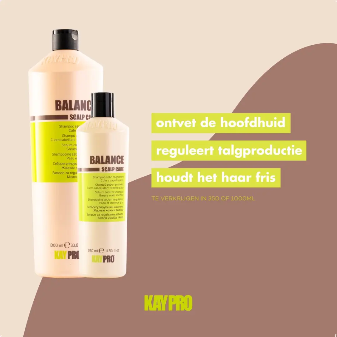 KayPro Vettig Haar Shampoo 350ml - Balance