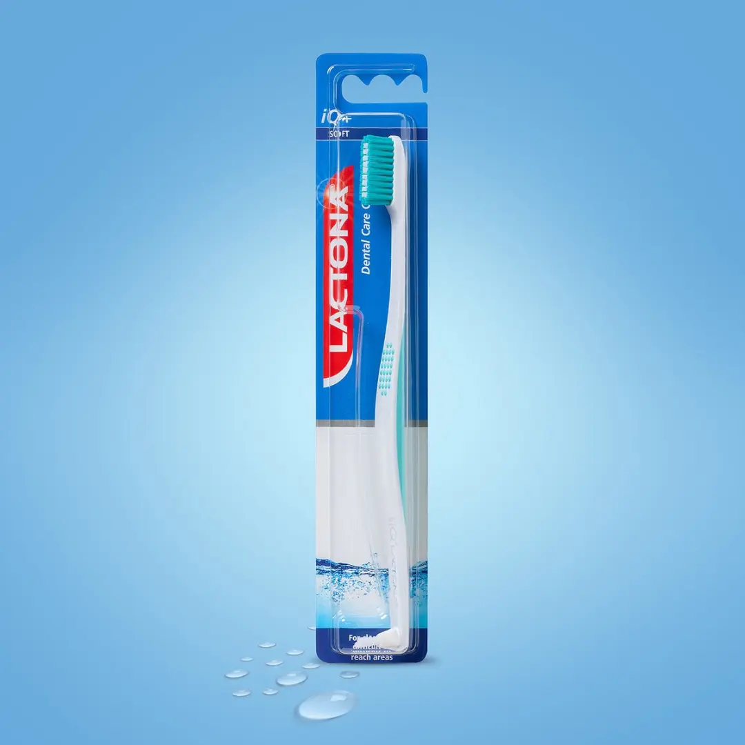 Lactona iQ+ Soft Tandenborstel Extra Zacht - Blauw