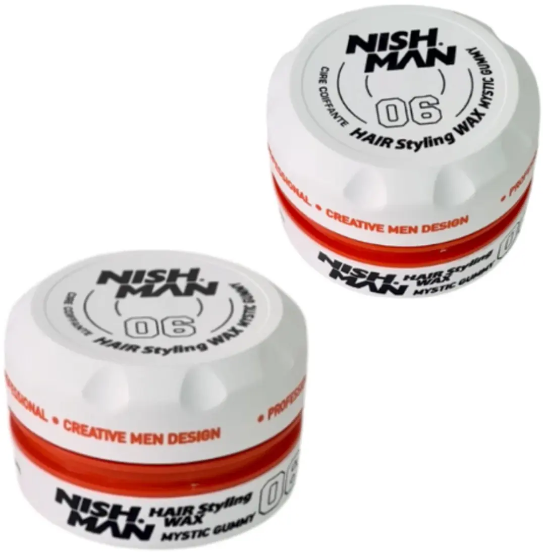 Nishman 06 Hair Styling Wax Mystic Gummy - 6 Stuks