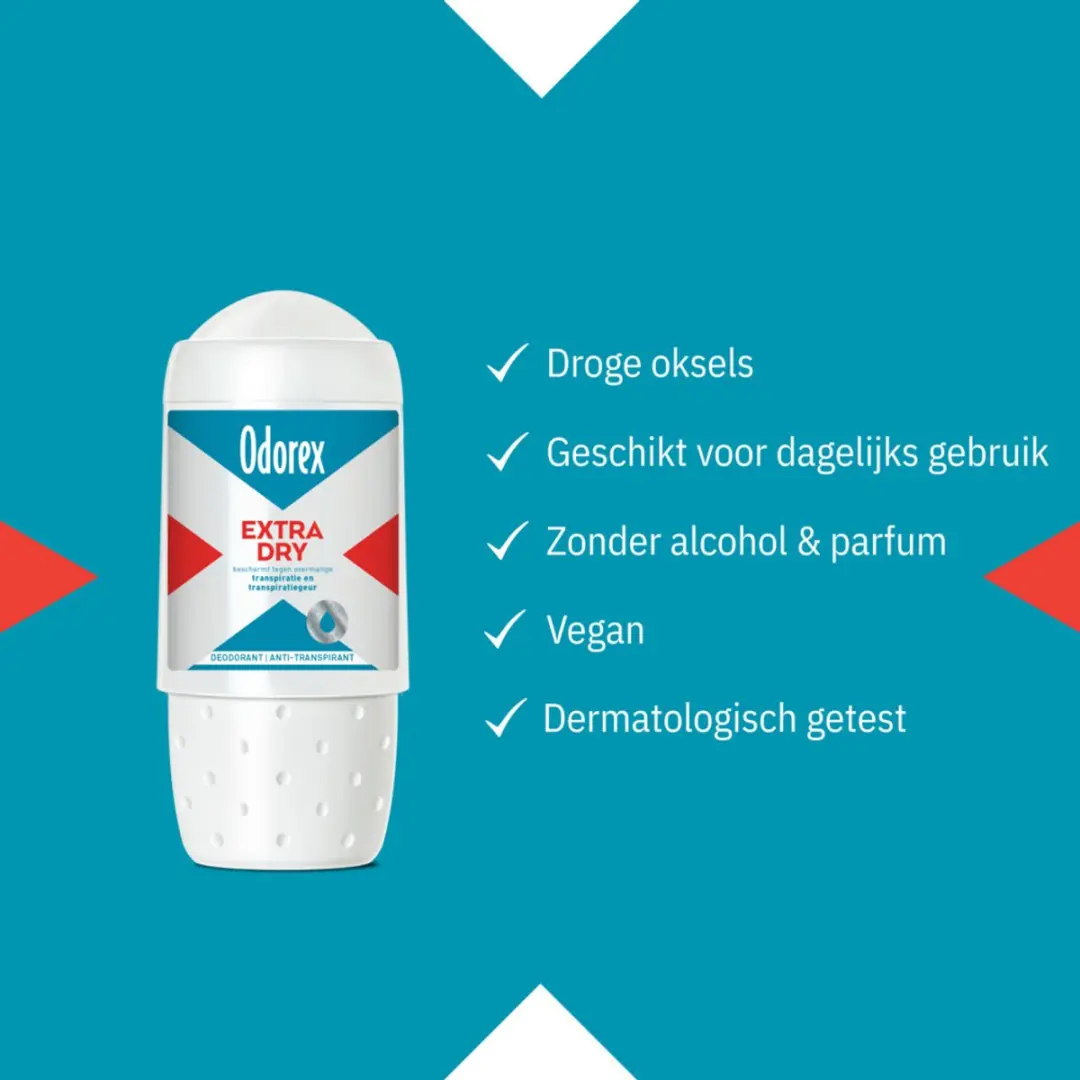 Odorex Deodorant Roller Extra Dry 50ml