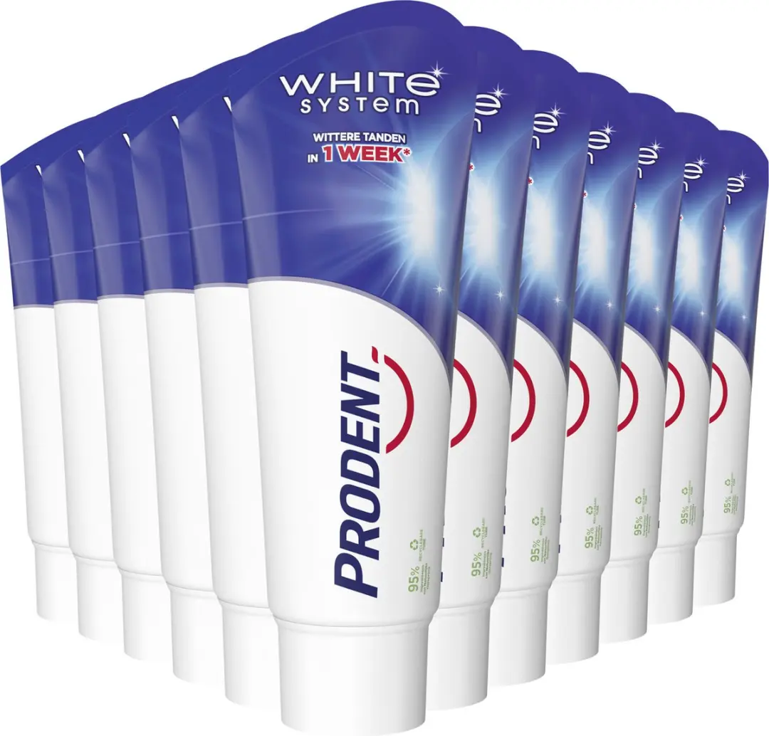 Prodent White System Tandpasta - 12x75ml