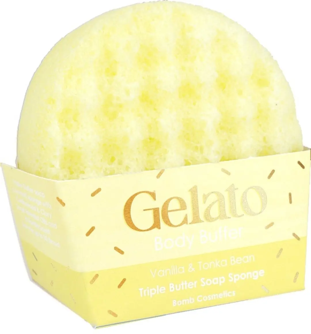 Bomb Cosmetics Vanilla & Tonka Bean Gelato Body Buffer 300g