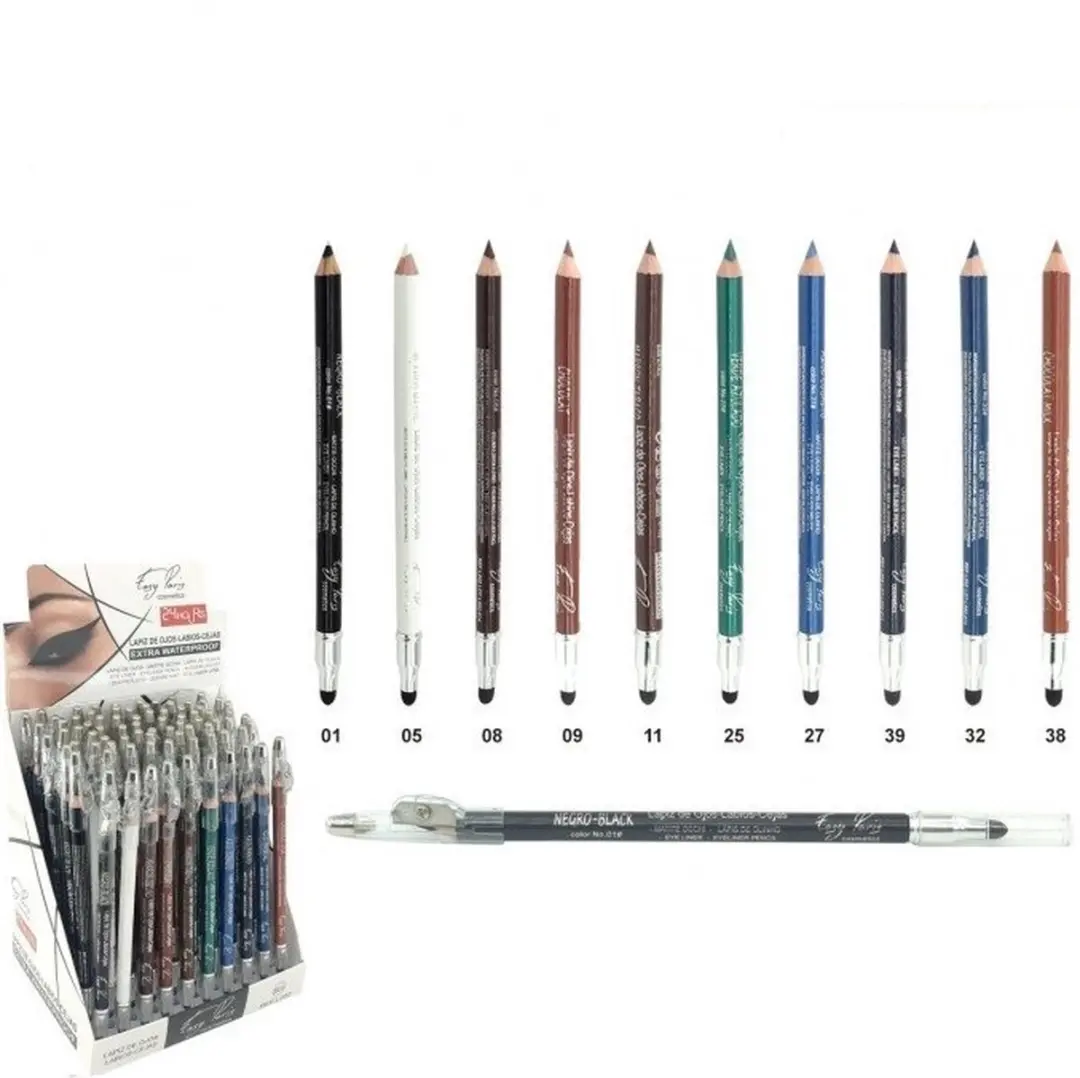Easy Paris Oog- en Lippotlood Zwart - 1.2g