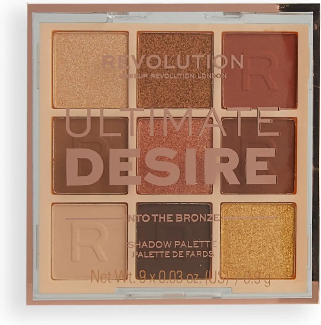 Makeup Revolution Ultimate Desire Oogschaduw Palette Into The Bronze - 9 Kleuren