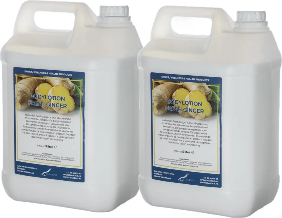 Splashbox Cosmetics Fresh Ginger Bodylotion 10L