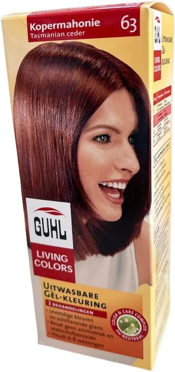 Guhl Living Colors Gel-Kleuring Kopermahonie 100ml