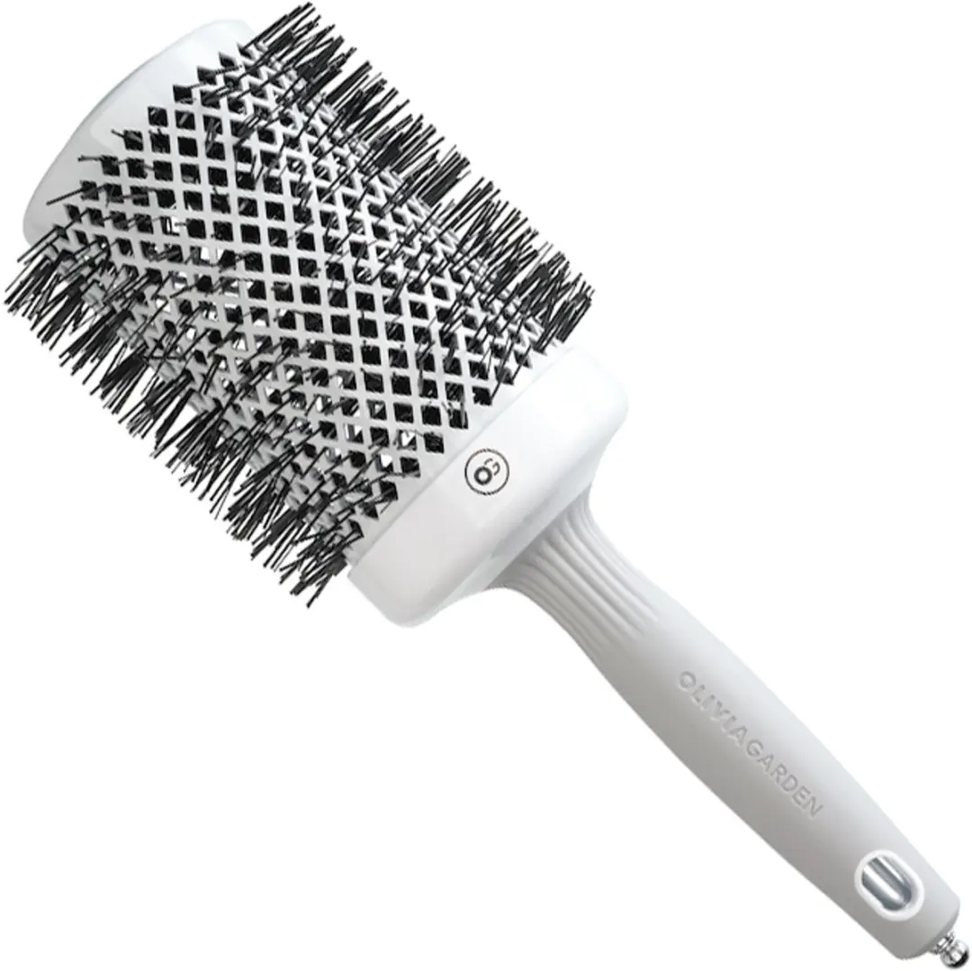 Olivia Garden Expert Blowout Shine Föhnborstel - Wit-Grijs
