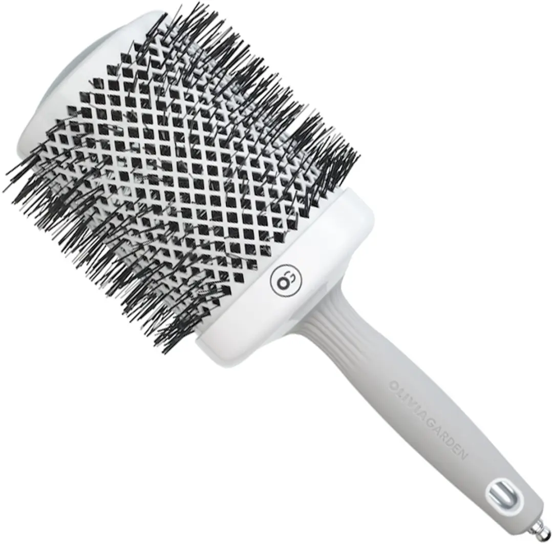 Olivia Garden Expert Blowout Shine Föhnborstel - Wit-Grijs