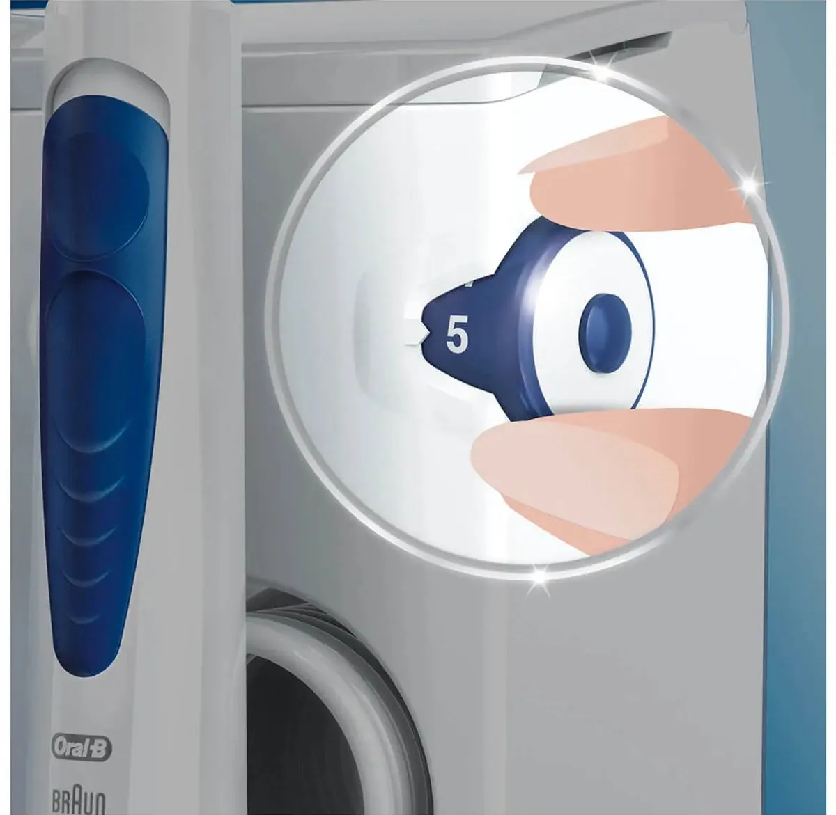 Oral-B OxyJet Health Center Mondirrigator - 600ml - 5 Drukniveaus - Wit