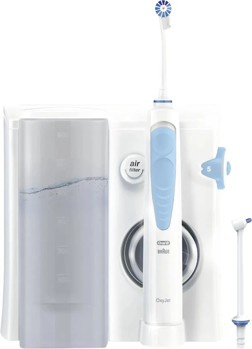 Oral-B OxyJet Health Center Mondirrigator - 600ml - 5 Drukniveaus - Wit
