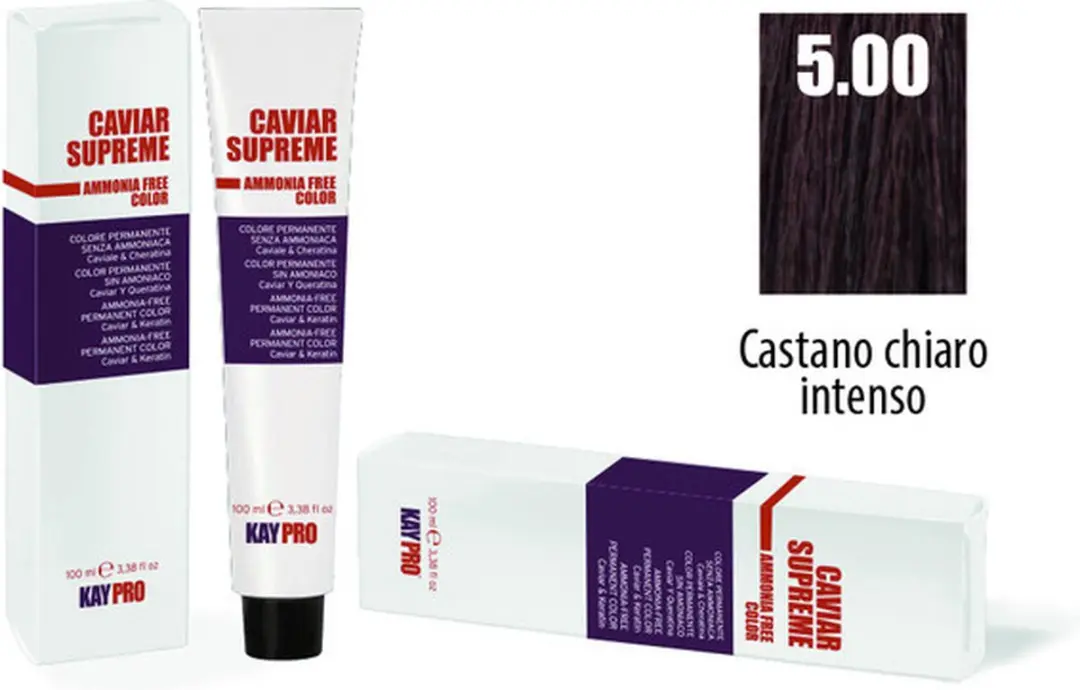KayPro Caviar Supreme 5.0 Permanent Haarkleuring 100ml - Licht Bruin