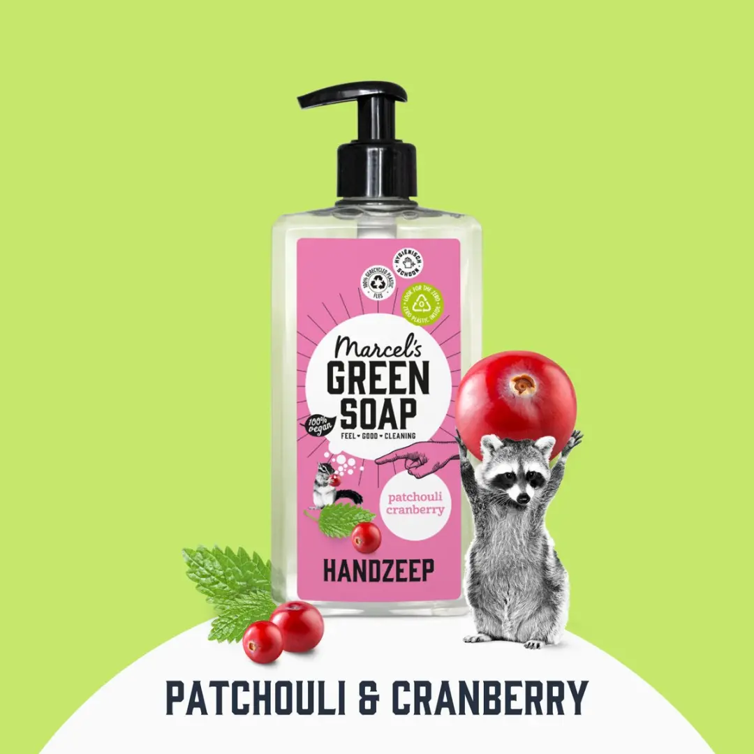 Marcel's Green Soap Handzeep Patchouli & Cranberry 500ml