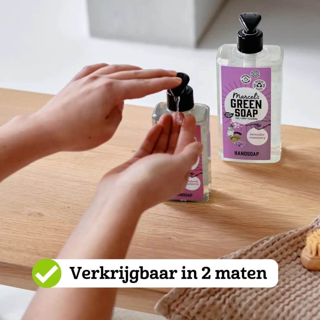 Marcel's Green Soap Handzeep Patchouli & Cranberry 500ml - afbeelding 6 van 6