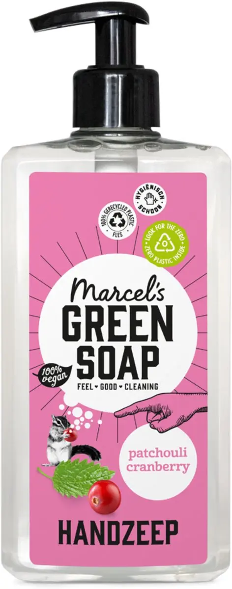 Marcel's Green Soap Handzeep Patchouli & Cranberry 500ml