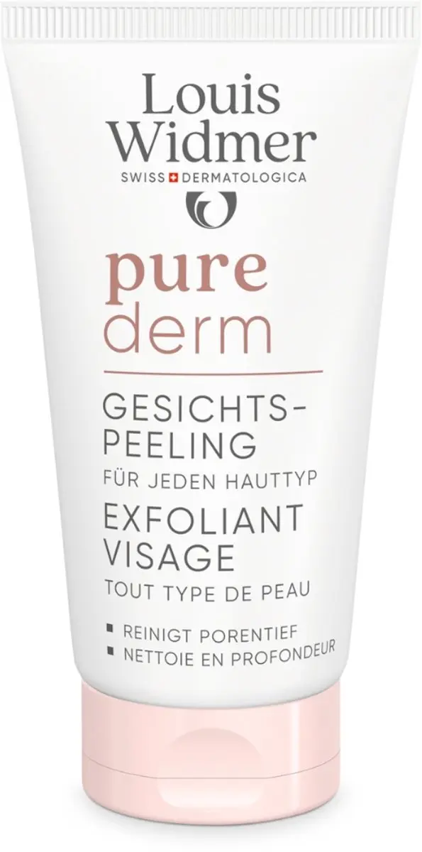 Louis Widmer Purederm Gezichtspeeling Zonder Parfum 50ml