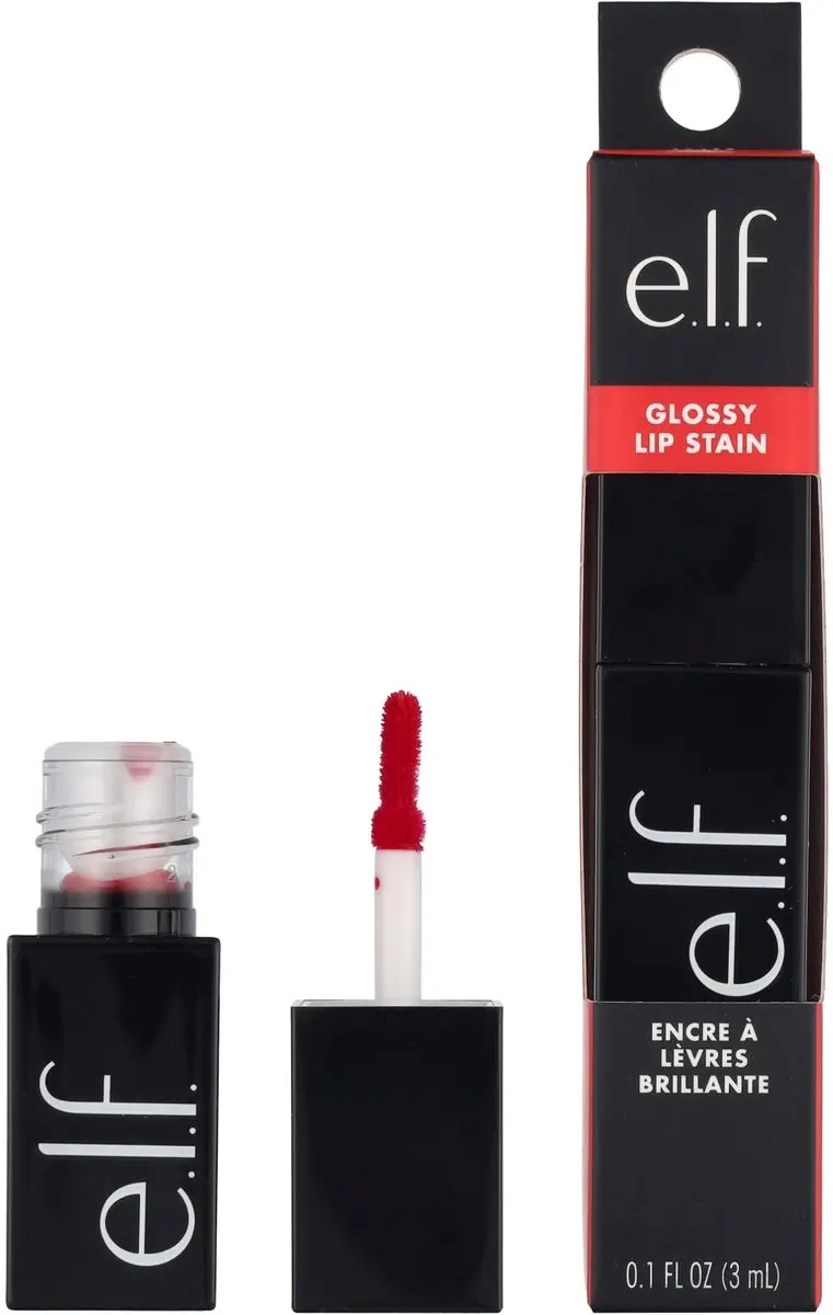 ELF Cosmetics Glossy Lip Stain Fiery Red - 3ml
