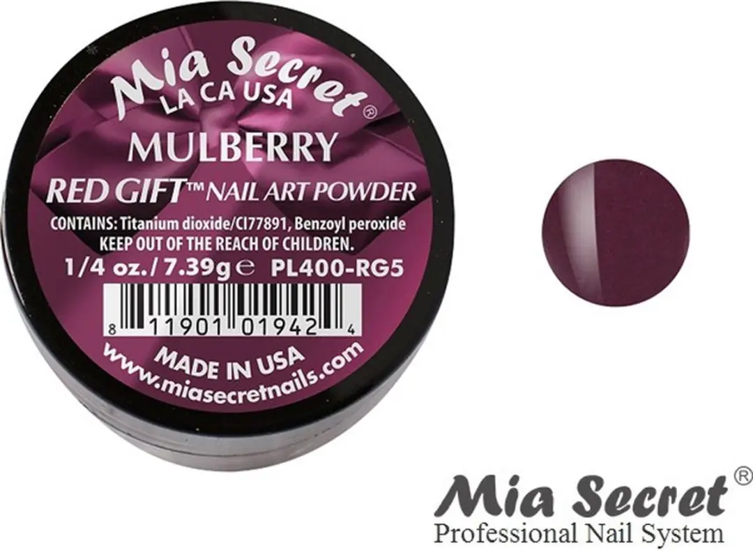Mia Secret Acrylpoeder Mulberry Rood 7.5ml
