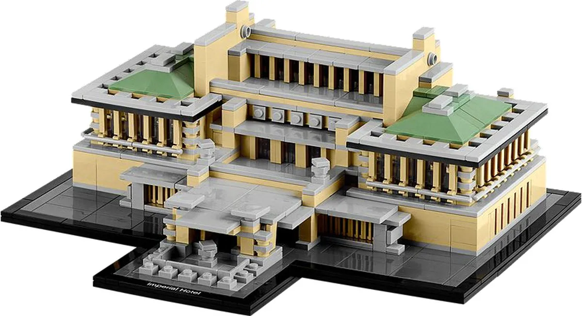 LEGO Architecture Imperial Hotel 21017 - 1188 Stukken - Multicolor - afbeelding 6 van 6