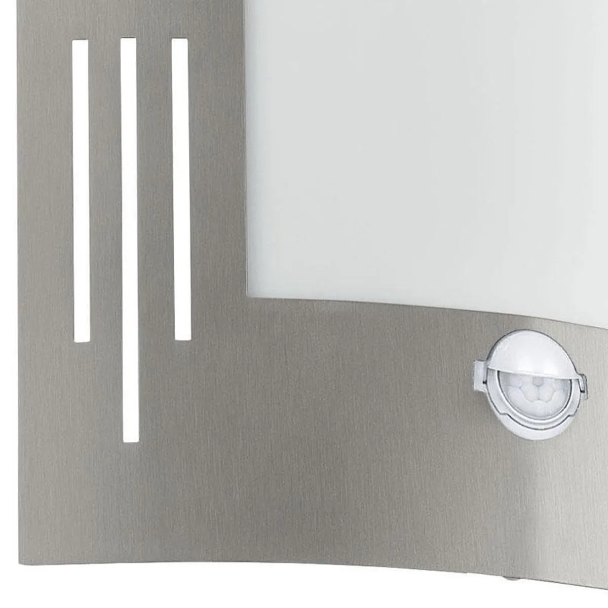 Eglo City Wandlamp met Sensor - RVS Wit