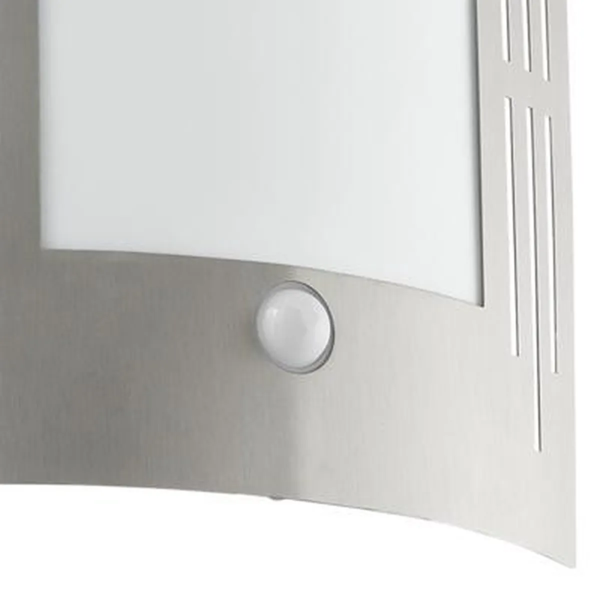 Eglo City Wandlamp met Sensor - RVS Wit