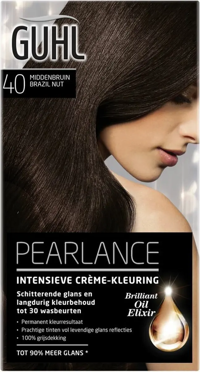 Guhl Pearlance Haarkleuring 40 Middenbruin - 3x117ml
