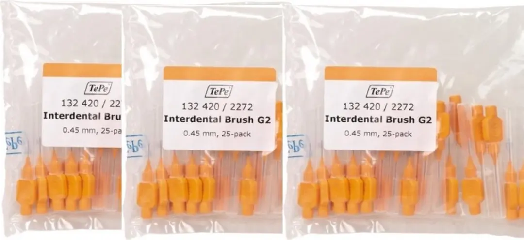 TePe Interdentale Ragers Origineel 0,45mm - Oranje - 75 Stuks