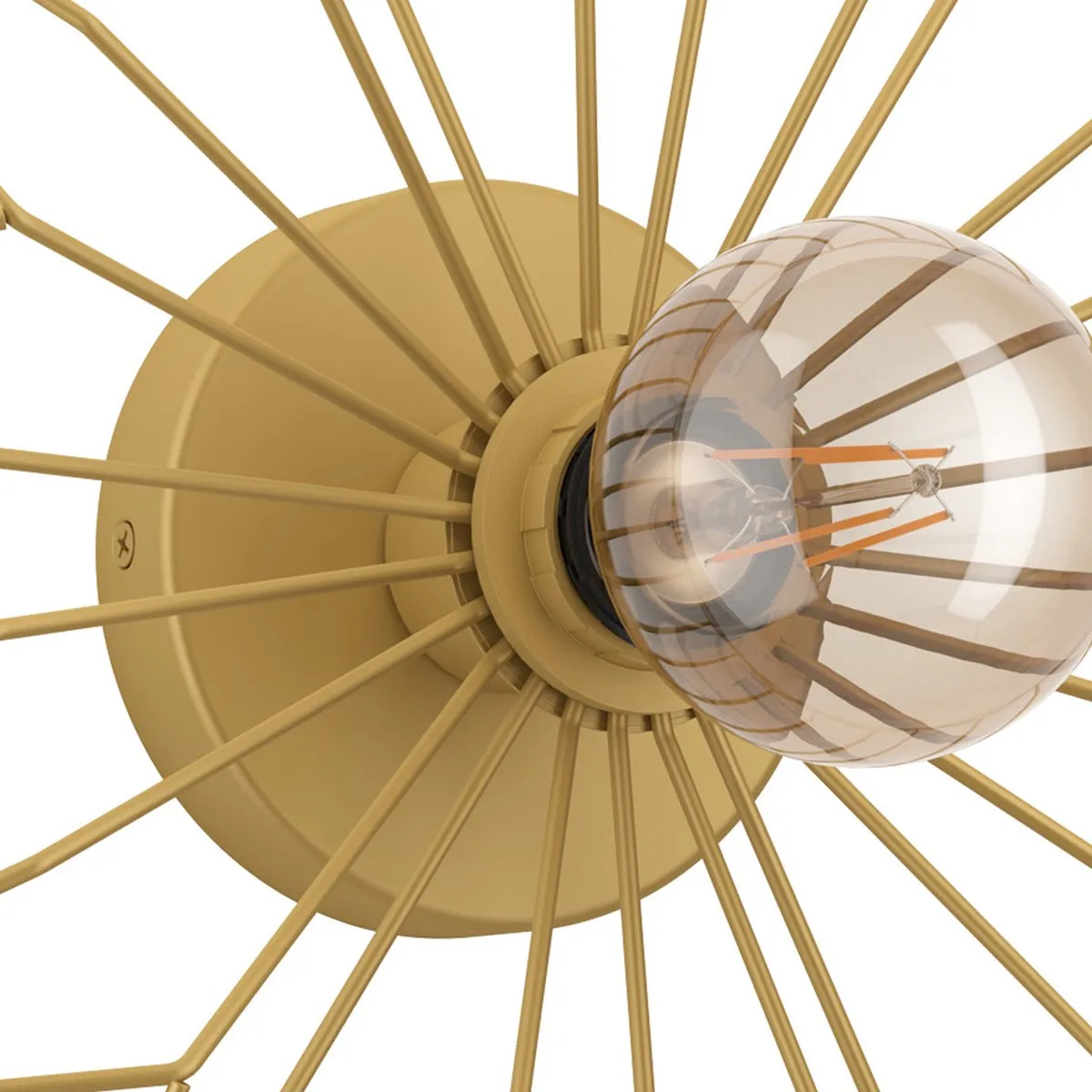 Eglo Castanuelo Wandlamp/Plafondlamp Ø42,5cm - Goud