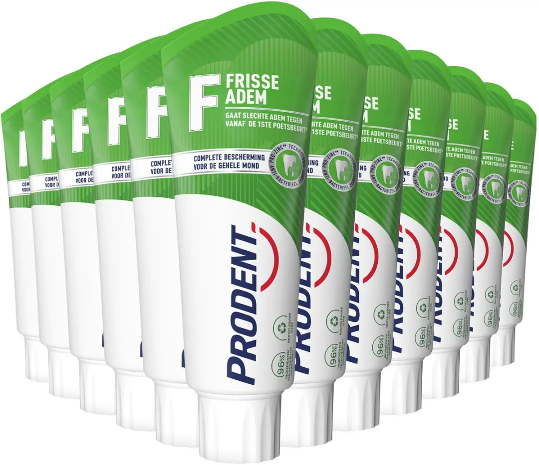 Prodent Tandpasta Frisse Adem 12x75ml