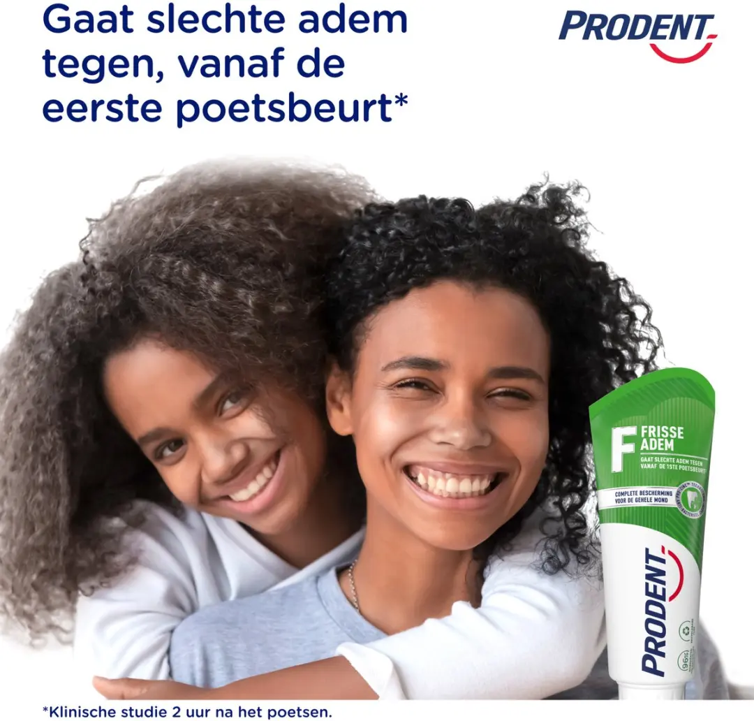 Prodent Tandpasta Frisse Adem 12x75ml