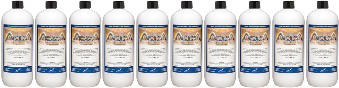 Splashbox Cosmetics Body & Hair Hamam 1L - 10 Stuks