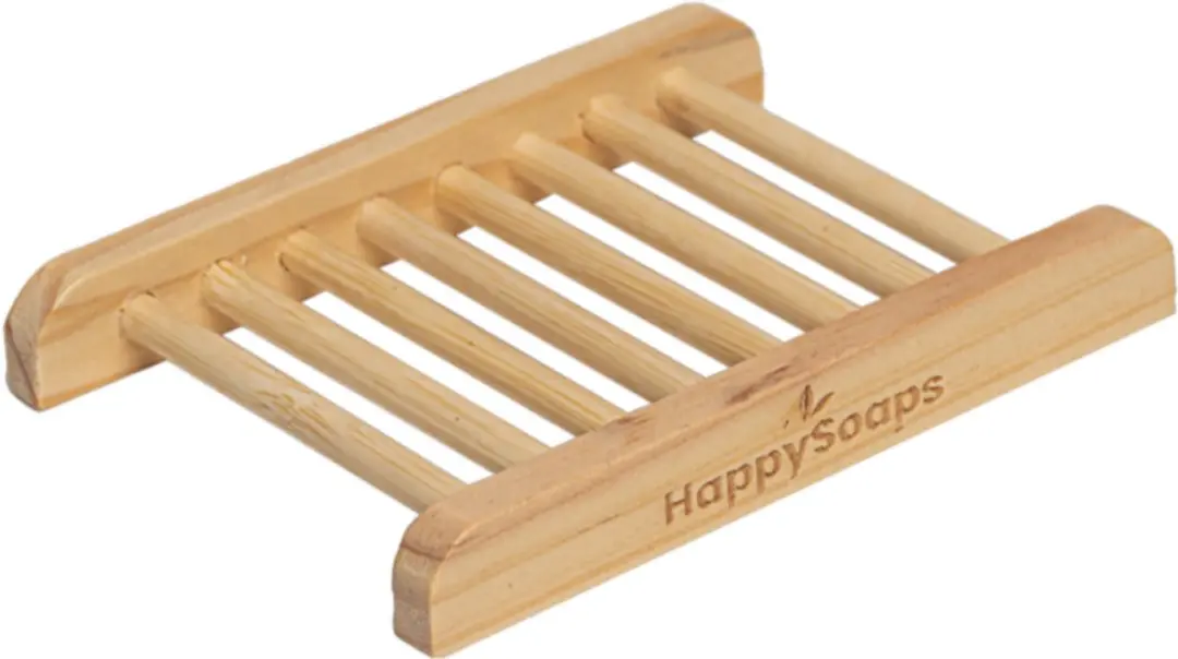 HappySoaps Houten Uitlekbakje Afwaszeep 12g