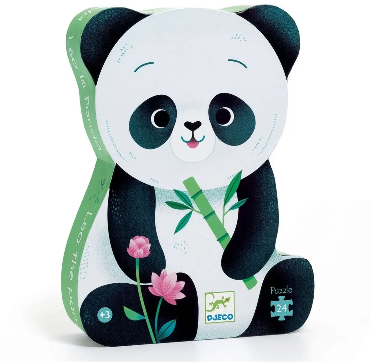 Djeco Panda Puzzel Léo 24 Stuks - Meerkleurig