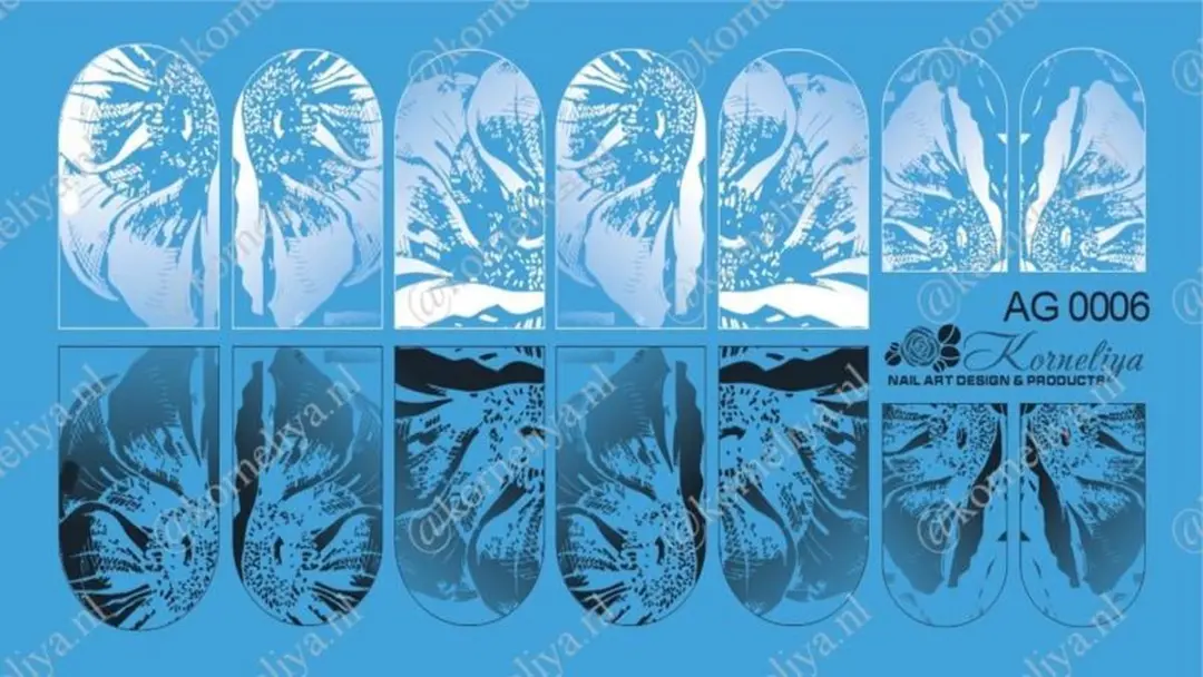 Korneliya Airbrush Waterdecal AG 0006