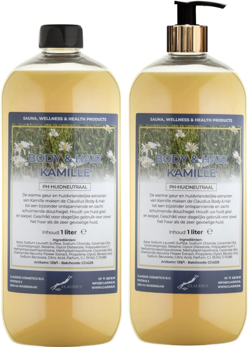 Splashbox Cosmetics Body & Hair Kamille 3 Liter